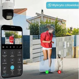 Kamera IP ORLLO Z17 Ultra 4K zewnętrzna obrotowa GSM na kartę SIM 8MPx