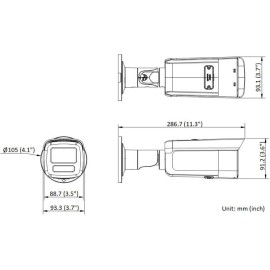 Kamera IP Hikvision DS-2CD2T86G2H-2I 2.8mm EF BLACK PL