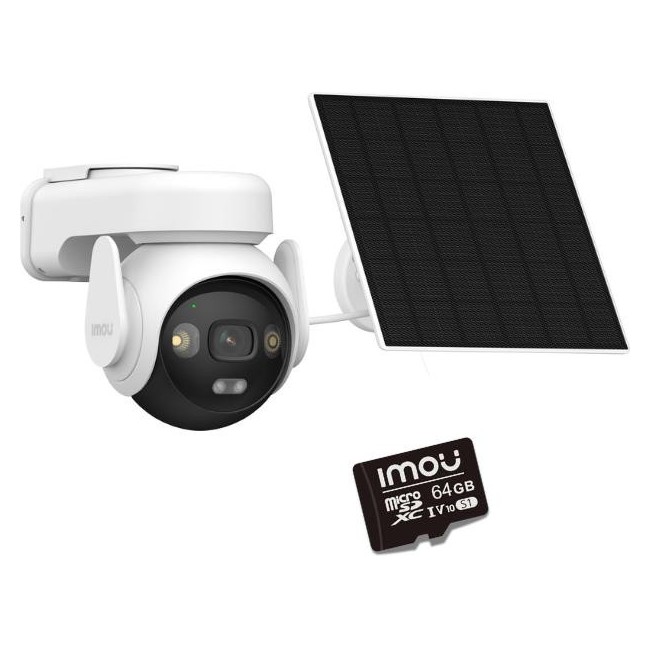 Kamera IP Imou AOV PT KIT 2.4GHz Wi-Fi i 4G 5MPx z panelem solarnym z kartą pamięci 64GB