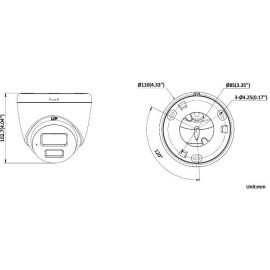 Kamera IP Hikvision DS-2CD1343G2-LIUF/SL 4mm PL