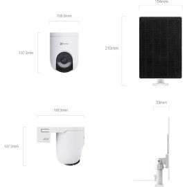 Kamera IP Ezviz HB8 Lite 4G Wi-Fi 4MP z Panelem...