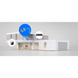 Kamera IP Hilook IPC-T240HA-LUC kopułka 4MP Smart-hybrid Light