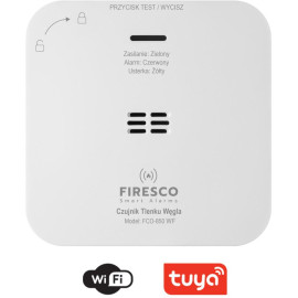 Zestaw czujników FIRESCO czujnik czadu + dymu z WiFi