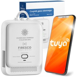 Czujnik gazu ziemnego Firesco JT-ZL2010W z WiFi...